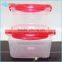 ~ Silicone Collapsible Plastic Kids factory lunch boxPP/PE/PS Material with Cutlery Set