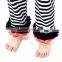 Yiwu Children Fall Style Clothes Wholesale Baby Girls Cotton Outfit Stripe Ruffle Pants Set