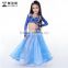 Wuchieal Organza Kids Belly Dance Costumes for Kds Competition