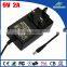 220V 9V AC Adaptor 9V 2A Portable Travel Adapter With UK Plug