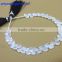 White Rainbow Hand made 4.75 mm Faceted Heart shape, 6" Strand length 100% Natural gemstones