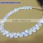 White Rainbow Hand made 4.75 mm Faceted Heart shape, 6" Strand length 100% Natural gemstones