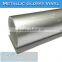 Glossy Silver Metallic Self-adhesion PVC Vinyl Foil For Car Decoration