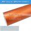 CARLIKE Super Sticker New Orange Metallic Brushed Film Sticker Design