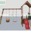 Garden wooden house swing set C with Slide