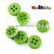 18L(11.5mm) Resin Buttons Laser Figure 4 Holes Sewing Craft For Bag Shoe Garment Toy #FLN015(Mix-s)
