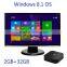 Win 10 Quad Core TV Box Smart Mini PC & Media Streaming Player 2G RAM