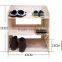 3 tiers DIY assembled pretty 50 pair shoe rack