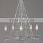 2015 Silver 5 star hotel chandelier lights for with CE