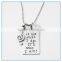 Music Is Who I Am Stainless Steel Necklace