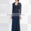 Elegant A-Line Strapless With Removeable Jacket Chiffon Appliques Mother Dress Chiffon Evening Party Dress Custom Made HA-021