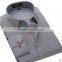 Hot selling men clothes black color cotton business slim fit twill men dress shirt design