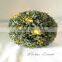 holiday decoration artificial topiary boxwood grass ball with led light