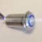 Self-locking Illuminated 4 Pin Terminals Waterproof Metal Push Button Switch 12mm
