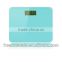 High Precision Korea hot sell digital bathroom scale model with candy color glass platform for human body weighing scale
