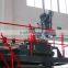 2000L triple layer PE road barrier extrusion blow molding machine