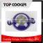 Pressed aluminum nonstick coating wok pan with lid