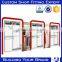 steel shelving photo exhibition stands display with shop fitting hooks