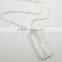 925 Silver crystal quartz Gemstone necklace