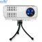 the projectors with 480* 320 brightness 1000:1 contrast radio 150 lumens led lamp 30K hours