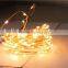 33Ft Copper LED Strings 100 LEDs Starry LED Lights LED String Light Festival Decorative LED String Lights With 5V Power Adapter