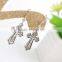 Bridal Earring Cross Long Fashion Dangle Drop Earring for Party