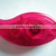plastic red colored correction tape