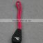 Cute cartoon shape plastic zip pulls, black color plastic zipper puller with black metal zipper slider