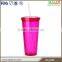 BPA free double wall insulated plastic tumblers 22 oz