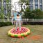 MOQ 50 pcs PVC watermelon pool float inflatable donut for fun
