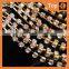 Bright rhinestone chain trim brass cup chain for garment accesories