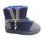 2015 HOT!!!!metal zip beautiful new arrive girls snow Boots