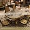 JT71-02 Dining Table-JL&C Luxury Home Furniture Stainless Steel Base Marble Top