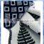 blue and white ice skating knitted scarf acrylic,Thick Scarf,Winter Scarf Men
