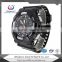 multi function silicone strap Japan movement sports wrist watch