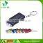 NI-MH battery 2 LED plastic solar flashlight keychain