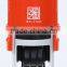 Round 30 mm Clear rubber self-inking date Stamp