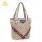 2016 Summer natural straw bag for girls vacation beach bags handmade thailand handbag