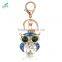 Owl key chain diamond animal keyrings gifts wholesale