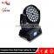 LCD Display 10W*36pcs LED 4in1 RGBW Moving Head Beam Light with DMX Professional Stage Light