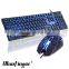 Alloy New Three backlit USB wired gaming keyboard latest models and mouse