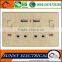 KB2 Best price british style wall white plastic 2*13A socket with 2USB port