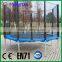 Strong Cool Trampoline With Ladder And Rain Cover