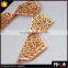 SImple Design 5 Pieces Gold Hollow Alloy Accessory Charms Pendant Choker Necklace