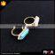 18k Gold Plated Fashion Turquoise Finger Ring