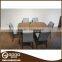 Dining Room Folding Table Solid Wood Chair Set