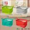 Hot sale Linen-like Fabric Nonwoven Laundry Basket With Handles