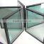 Insulated construction glass panel, building glass, exterior building wall glass