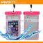 2015 Best selling 100% seal transparent waterproof bag for cell phone waterproof case