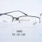 2016 New stylish metal optik frame for girls half rimless 8883